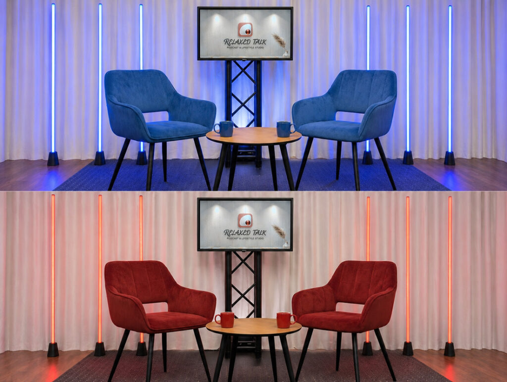 Podcaststudio für Damen und Herren